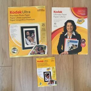 NWOT. Kodak Premium Photo Paper - 3 packs